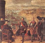 ZURBARAN  Francisco de Defence of Cadiz against the English France oil painting artist